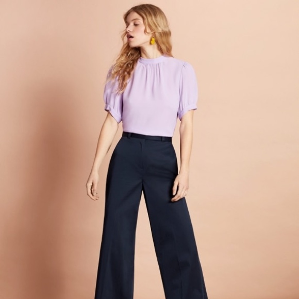 Brooks Brothers Lilac Blouse NWT